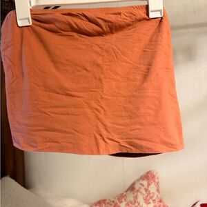 Active USA Women's Mini Skirt in Rust